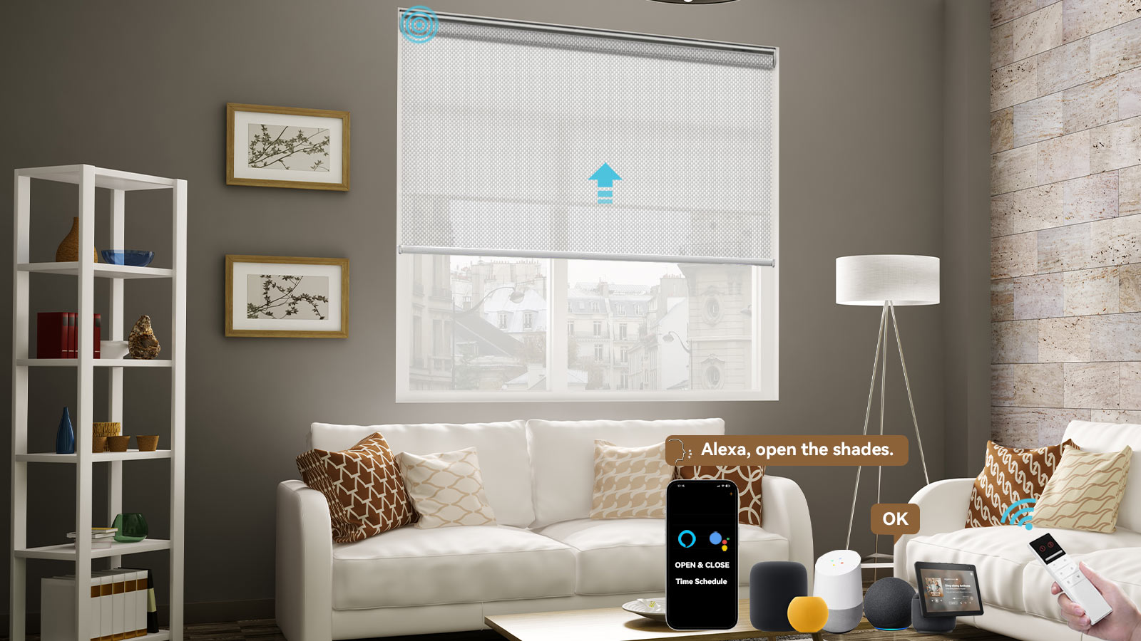 See Through Roller Blinds for Windows