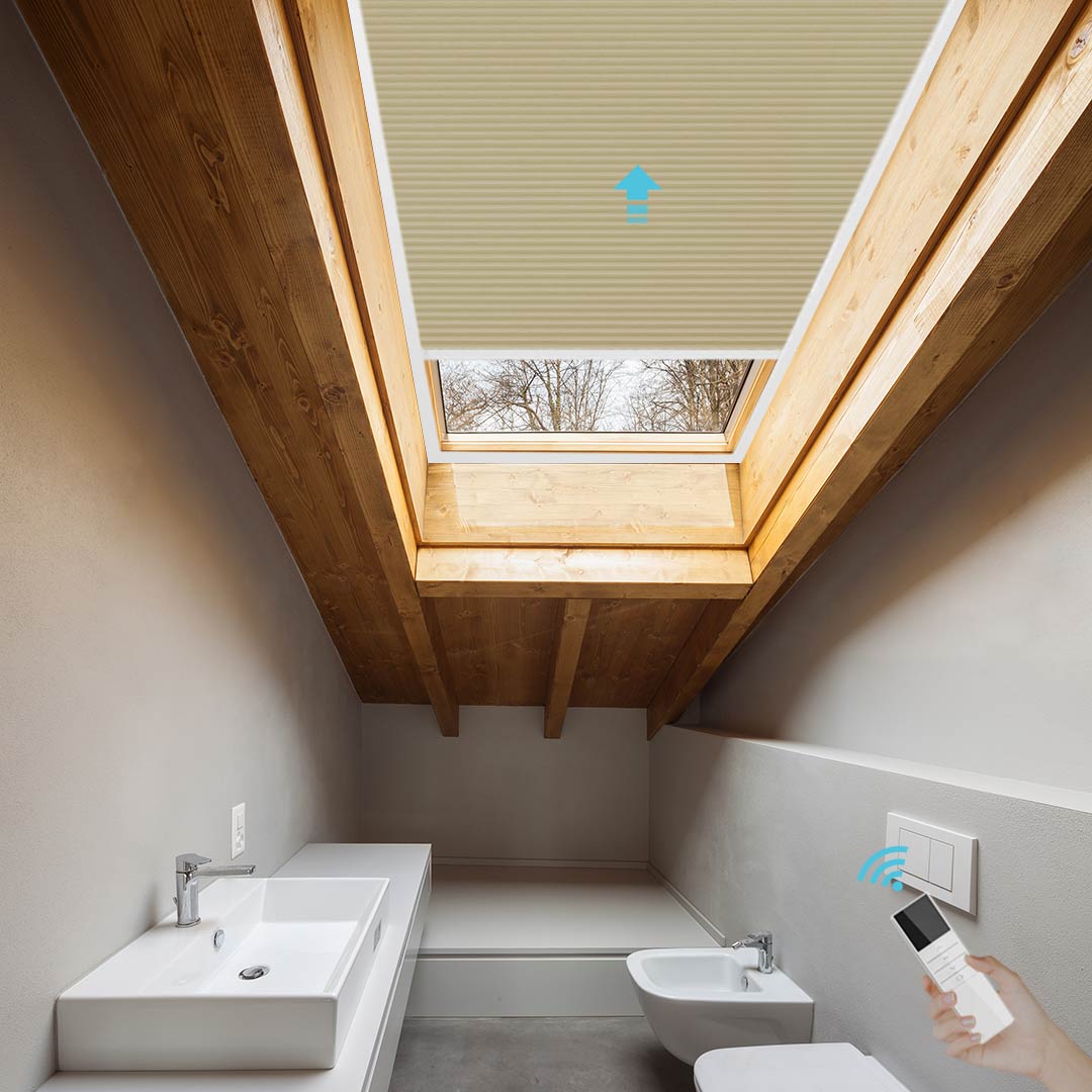 Remote Operated Skylight Shades