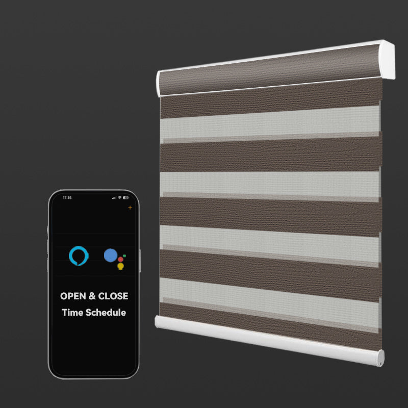 APP Control Motorized Zebra Shades