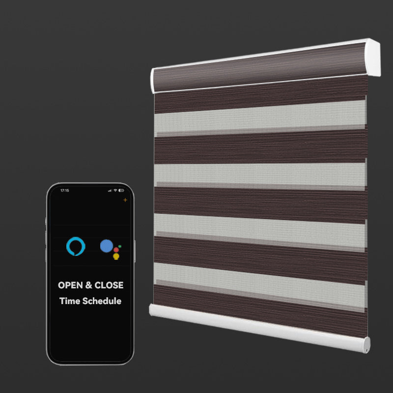 APP Control Motorized Zebra Shades