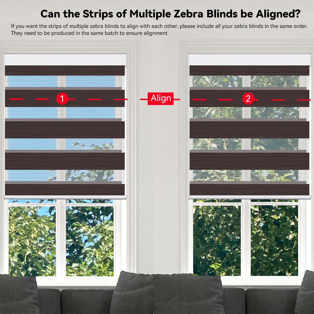 Zebra Shades Motorized