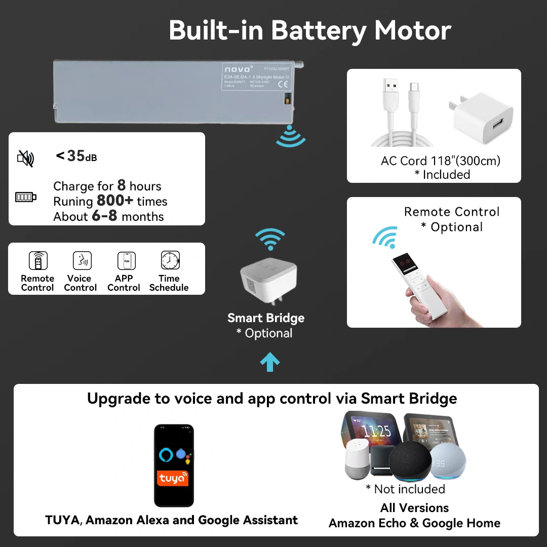 Built-in Battery Motor