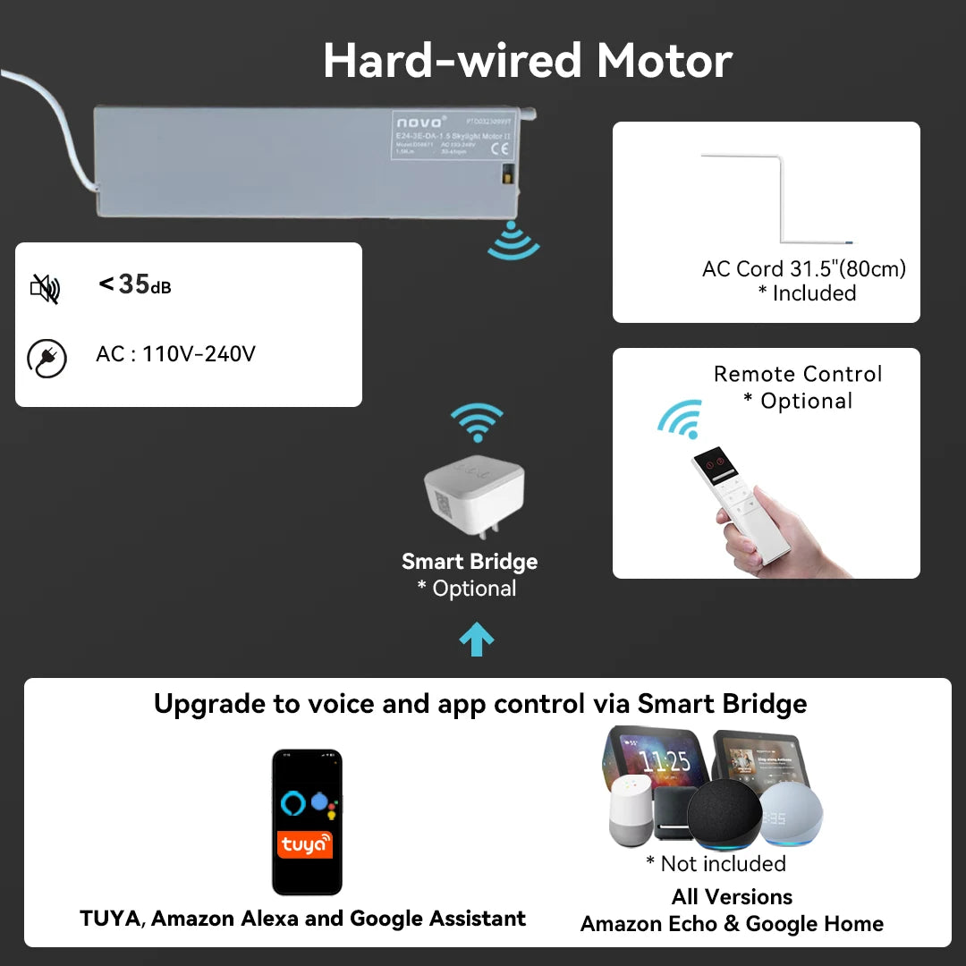 Hard-wired Motor