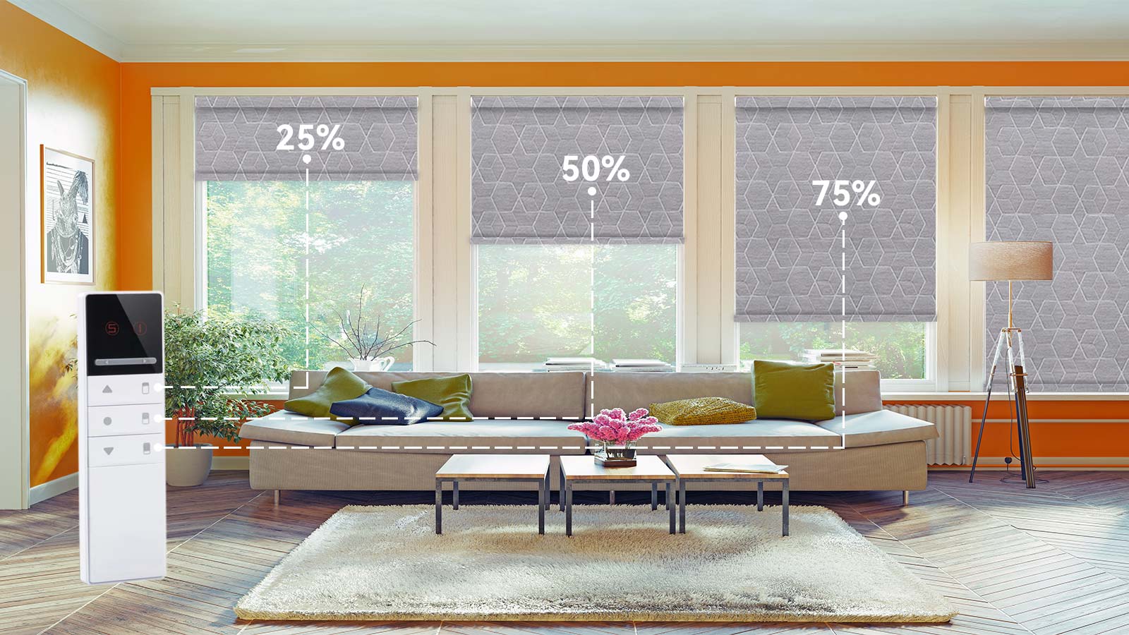 Remote Control Blinds for Windows