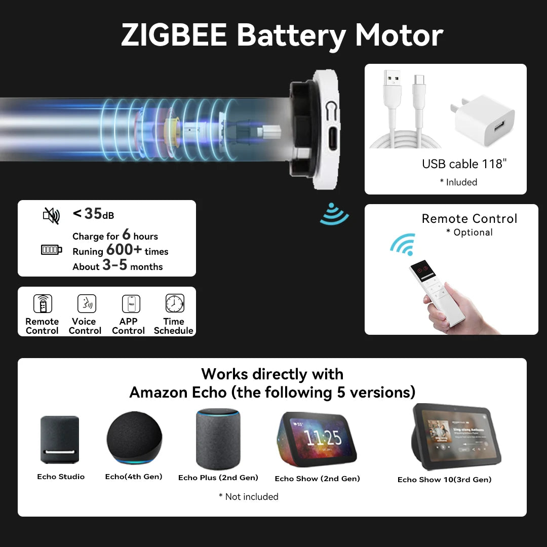 ZIGBEE Battery Motor